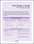 Facet Sayings and Songs